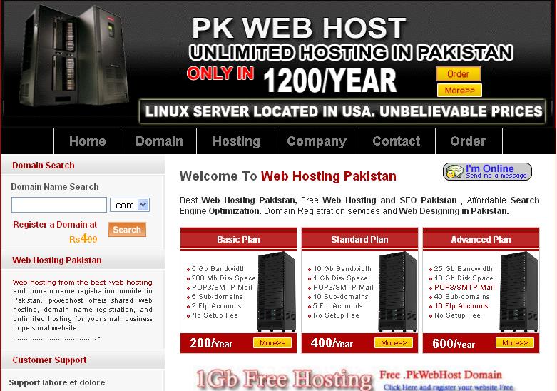 Cheap domain registration & reseller web hosting in karachi lahore 